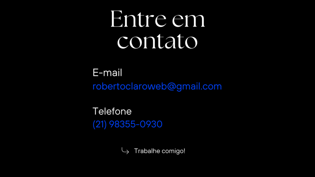 Banner Contato Web Designer.