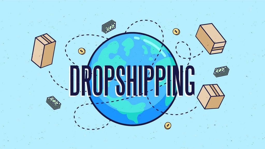 Ícones de Dropshipping.