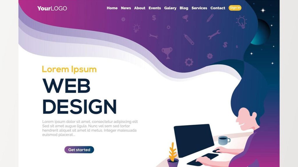 Layout de um Site.